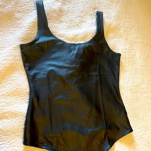 Yummie  Faux Leather Thong Bodysuit, NWOT